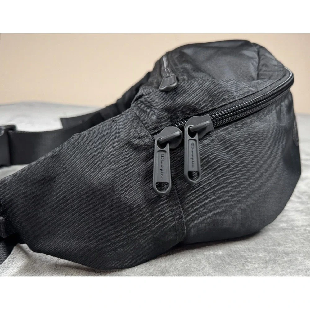 Champion Logo Oversized Fanny Pack Adjustable Strap Belt Sling Bag 1194-0321